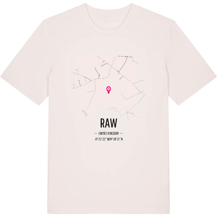 Raw karta t-shirt – t-shirt från PinShirt