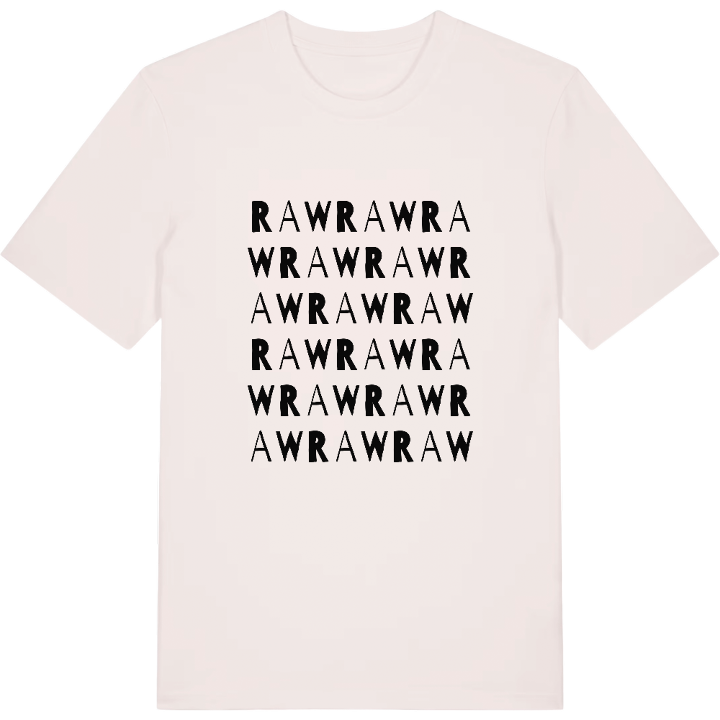 Raw ordlek t-shirt – t-shirt från PinShirt