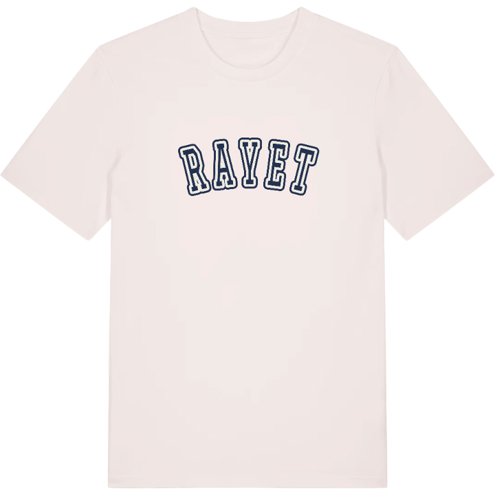 Rayet college t-shirt – t-shirt från PinShirt