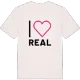 Jag älskar Real t-shirt stort tryck