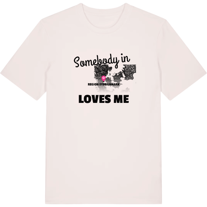 Någon i Region Syddanmark älskar mig t-shirt – t-shirt från PinShirt