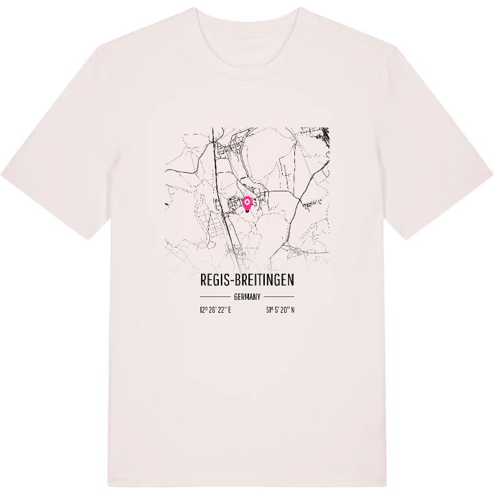 Regis-Breitingen karta t-shirt – t-shirt från PinShirt