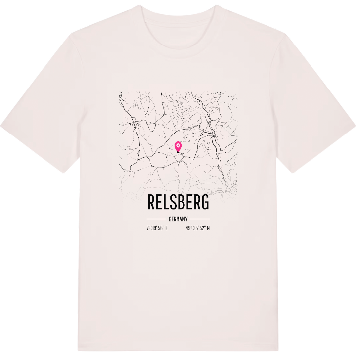 Relsberg karta t-shirt – t-shirt från PinShirt
