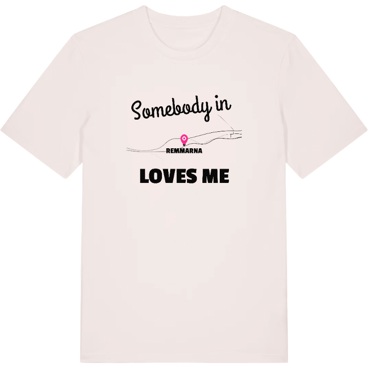 Någon i Remmarna älskar mig t-shirt – t-shirt från PinShirt