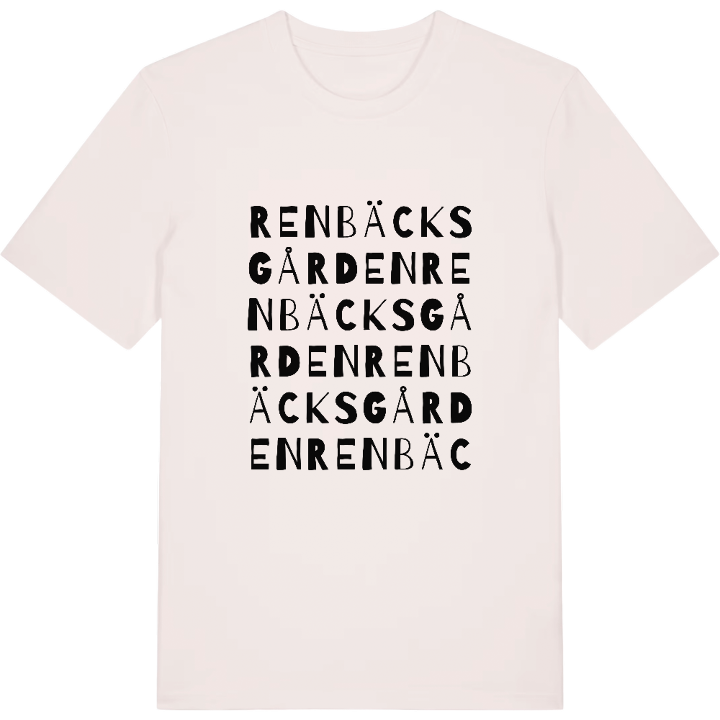 Renbäcksgården ordlek t-shirt – t-shirt från PinShirt