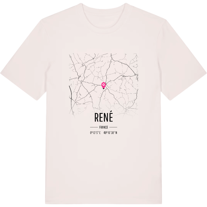 René karta t-shirt – t-shirt från PinShirt