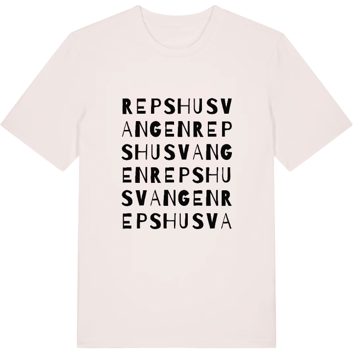 Repshusvangen ordlek t-shirt – t-shirt från PinShirt