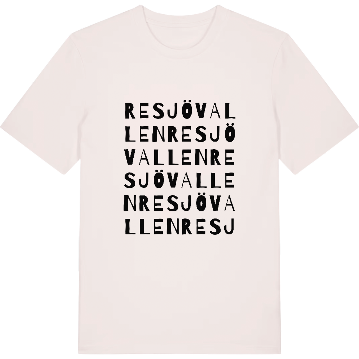 Resjövallen ordlek t-shirt – t-shirt från PinShirt