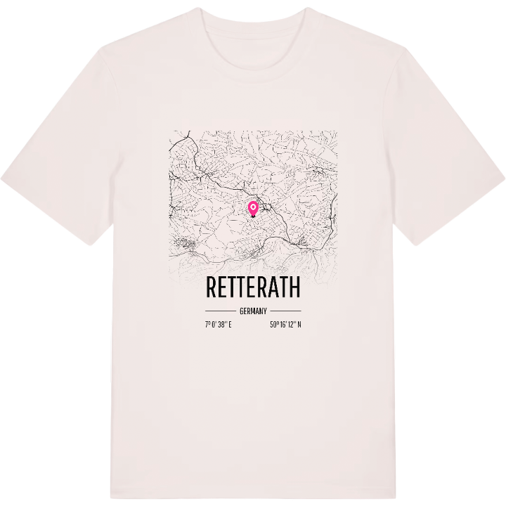 Retterath karta t-shirt – t-shirt från PinShirt