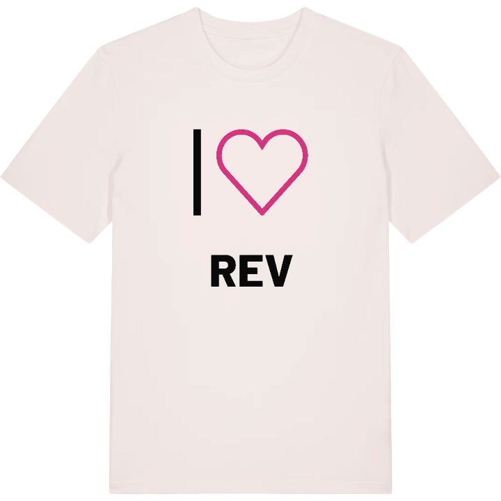 Jag älskar Rev t-shirt stort tryck – t-shirt från PinShirt