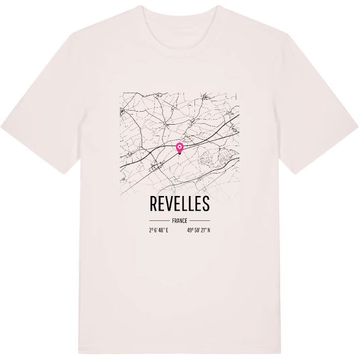 Revelles karta t-shirt – t-shirt från PinShirt