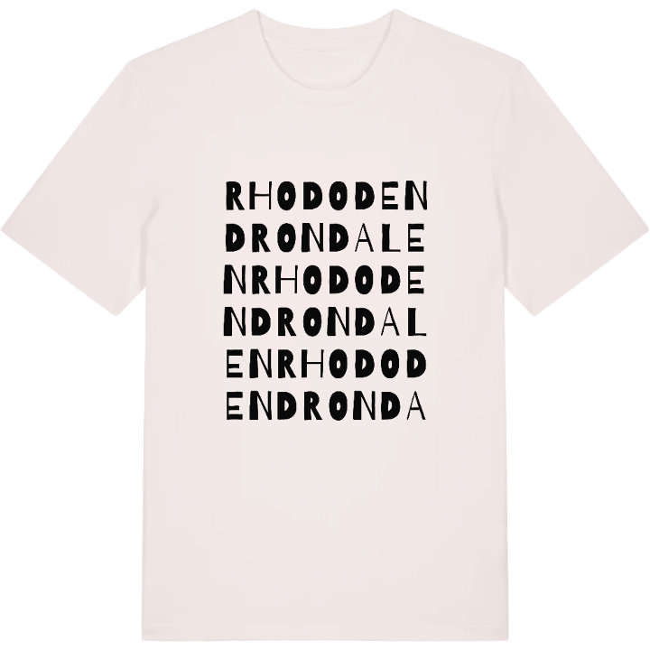 Rhododendrondalen ordlek t-shirt – t-shirt från PinShirt