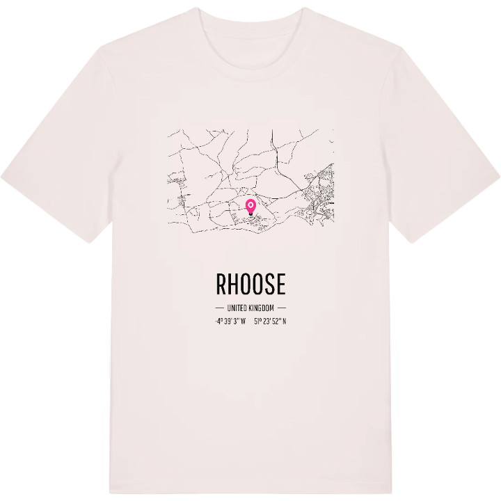 Rhoose karta t-shirt – t-shirt från PinShirt