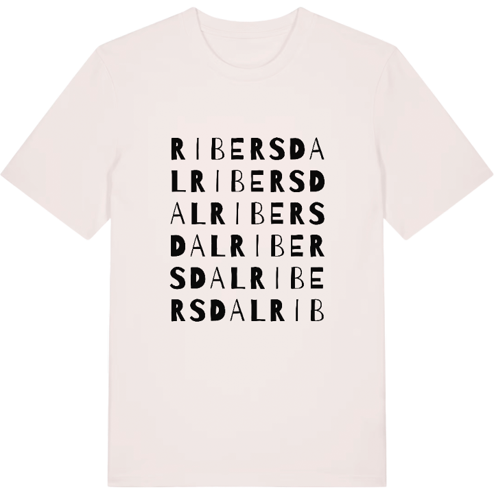Ribersdal ordlek t-shirt – t-shirt från PinShirt