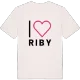 Jag älskar Riby t-shirt stort tryck