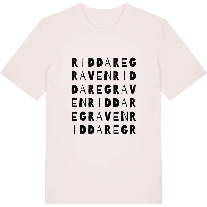 Riddaregraven ordlek t-shirt – t-shirt från PinShirt