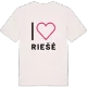 Jag älskar Riešė t-shirt stort tryck
