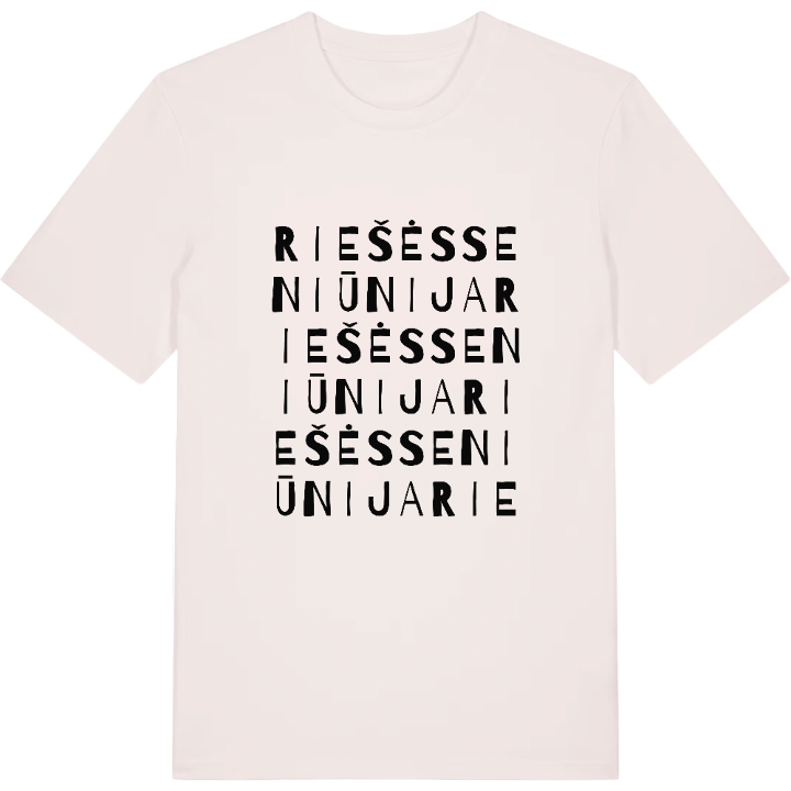 Riešės seniūnija ordlek t-shirt – t-shirt från PinShirt