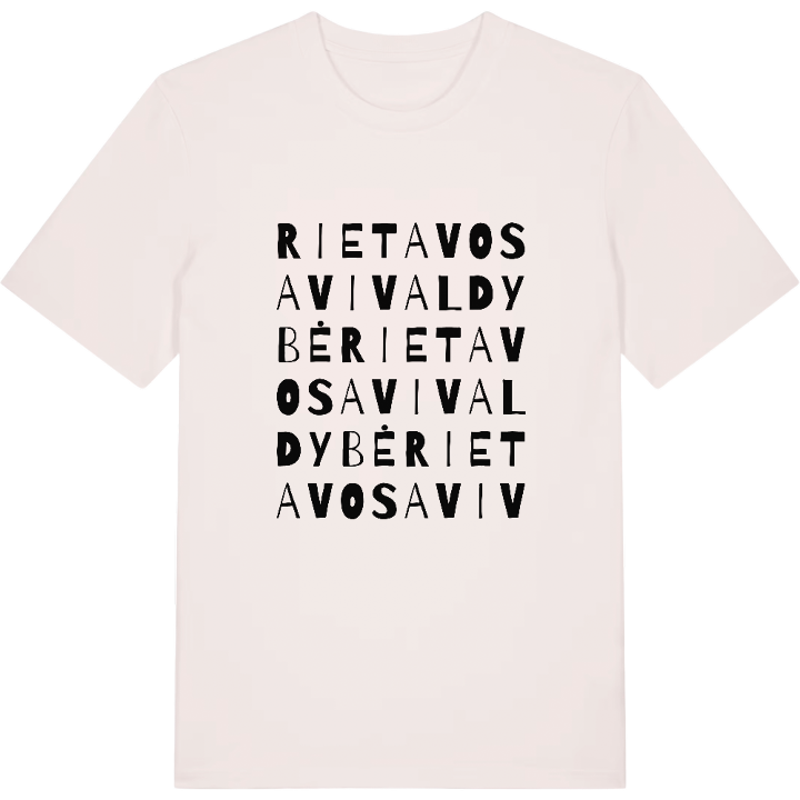 Rietavo savivaldybė ordlek t-shirt – t-shirt från PinShirt
