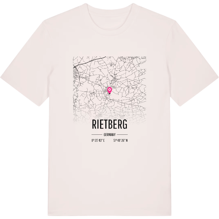 Rietberg karta t-shirt – t-shirt från PinShirt