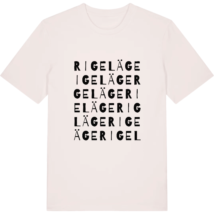 Rigeläge ordlek t-shirt – t-shirt från PinShirt