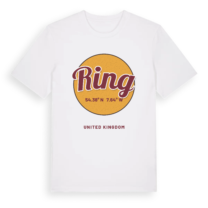 Ring cirkel t-shirt – t-shirt från PinShirt