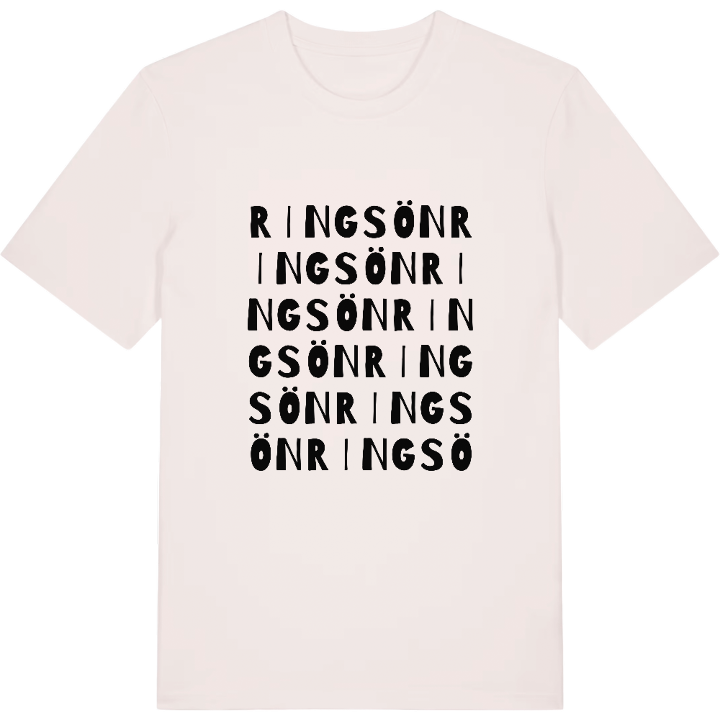 Ringsön ordlek t-shirt – t-shirt från PinShirt