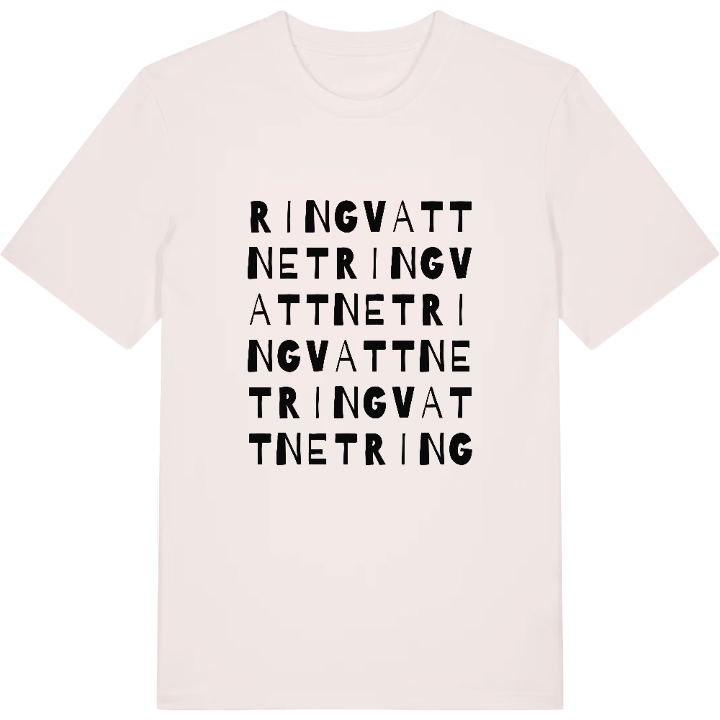 Ringvattnet ordlek t-shirt – t-shirt från PinShirt
