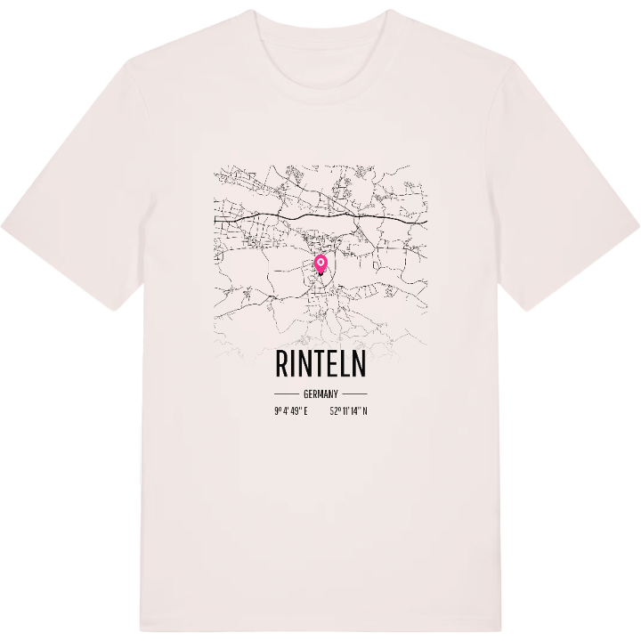 Rinteln karta t-shirt – t-shirt från PinShirt