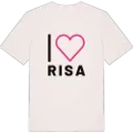 Jag älskar Risa t-shirt stort tryck