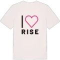 Jag älskar Rise t-shirt stort tryck