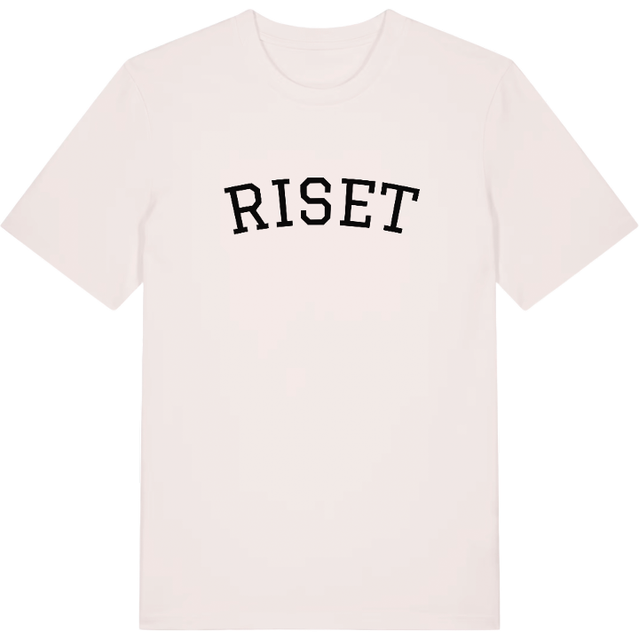 Riset böjd t-shirt – t-shirt från PinShirt