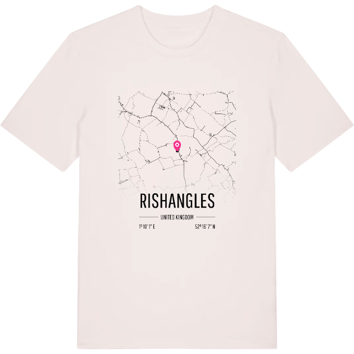 Rishangles karta t-shirt – t-shirt från PinShirt