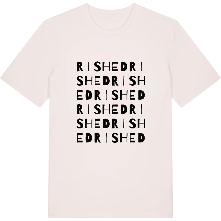 Rished ordlek t-shirt – t-shirt från PinShirt