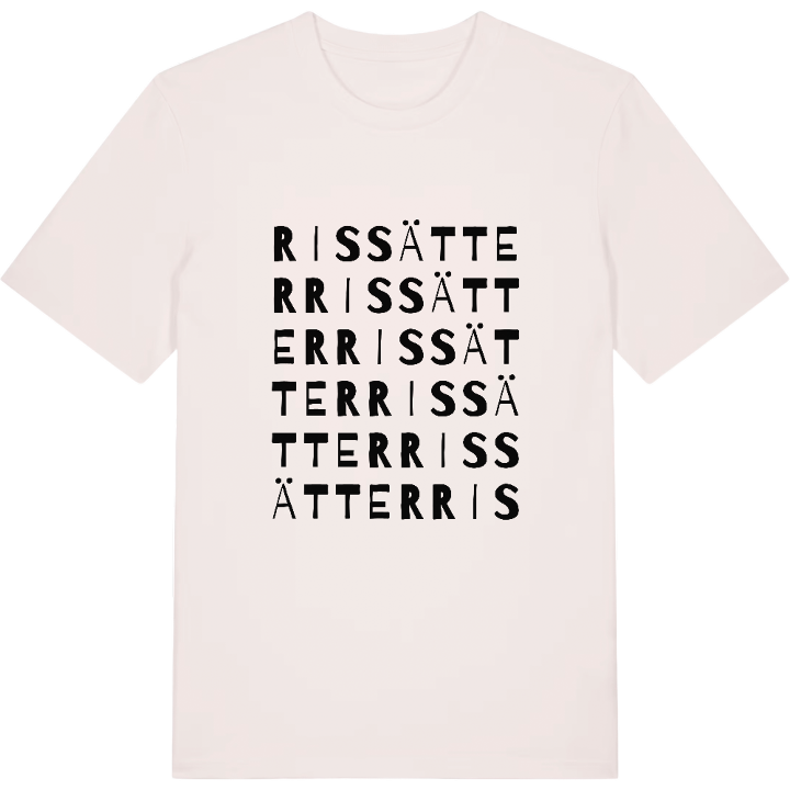 Rissätter ordlek t-shirt – t-shirt från PinShirt