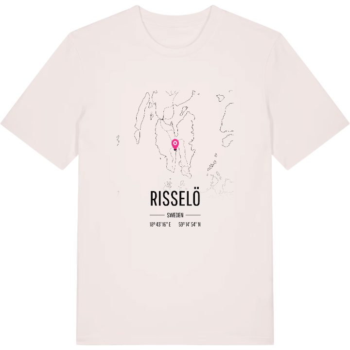 Risselö karta t-shirt – t-shirt från PinShirt