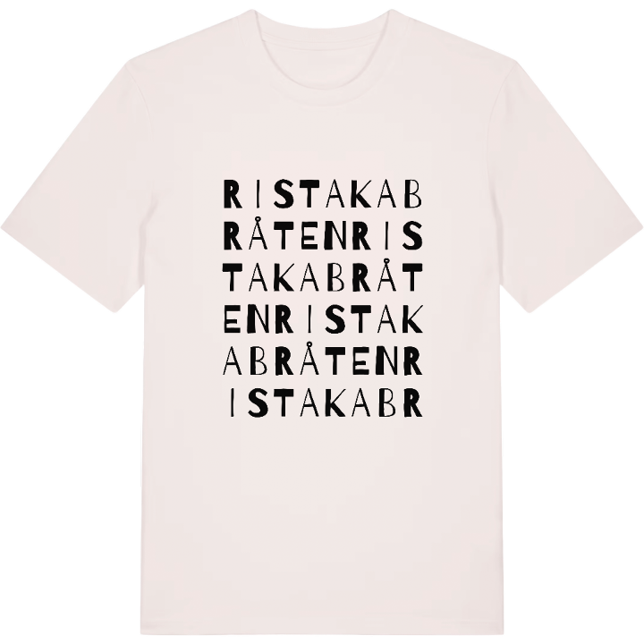 Ristakabråten ordlek t-shirt – t-shirt från PinShirt