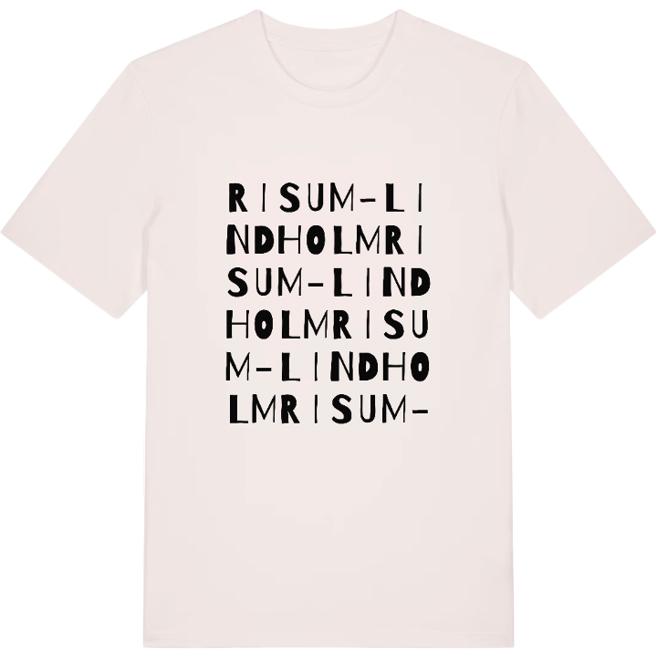 Risum-Lindholm ordlek t-shirt – t-shirt från PinShirt