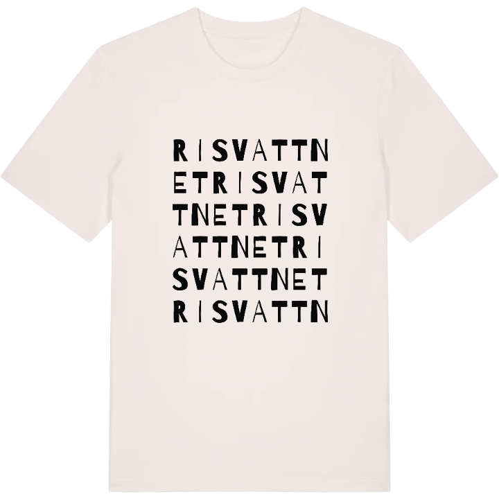 Risvattnet ordlek t-shirt – t-shirt från PinShirt