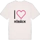 Jag älskar Röbäck t-shirt stort tryck