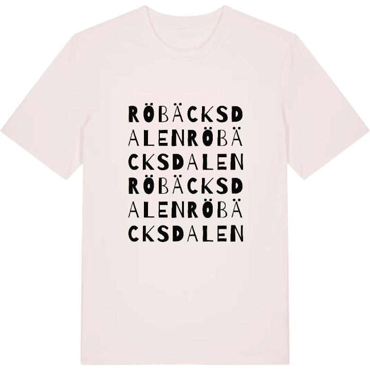 Röbäcksdalen ordlek t-shirt – t-shirt från PinShirt