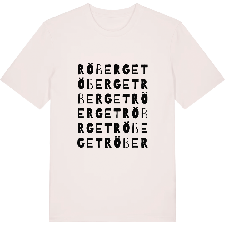 Röberget ordlek t-shirt – t-shirt från PinShirt