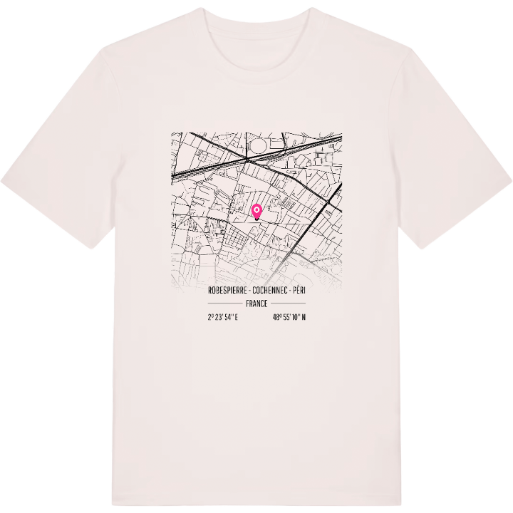 Robespierre - Cochennec - Péri karta t-shirt – t-shirt från PinShirt