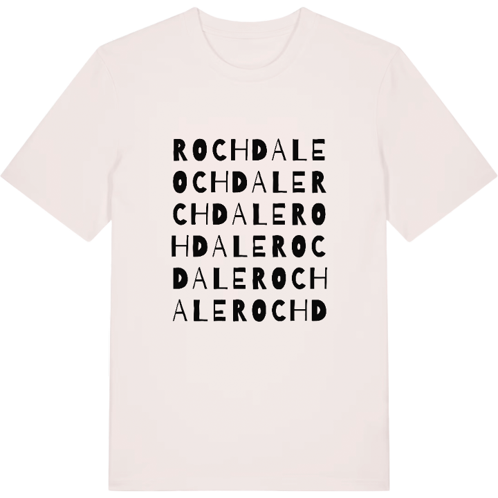 Rochdale ordlek t-shirt – t-shirt från PinShirt