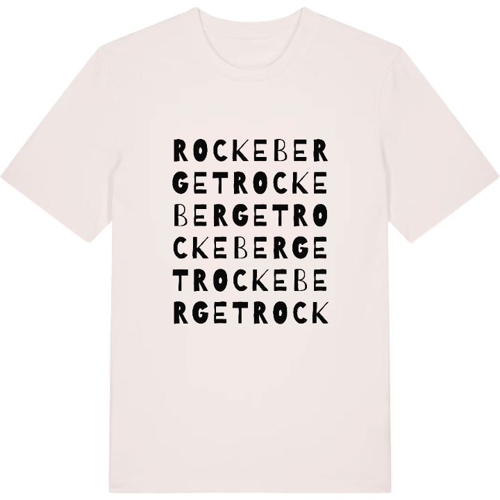 Rockeberget ordlek t-shirt – t-shirt från PinShirt