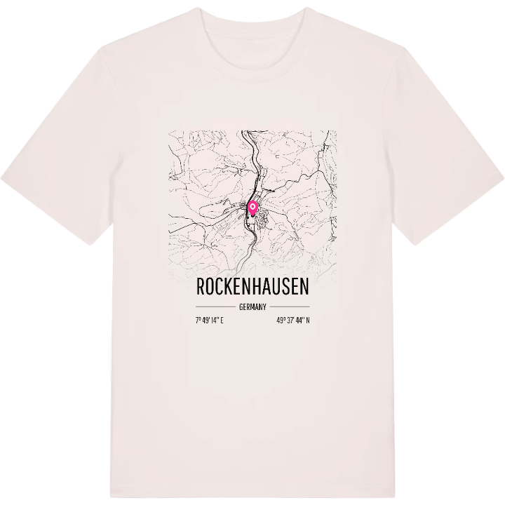 Rockenhausen karta t-shirt – t-shirt från PinShirt