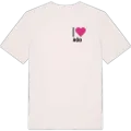 Jag älskar Röd t-shirt litet tryck