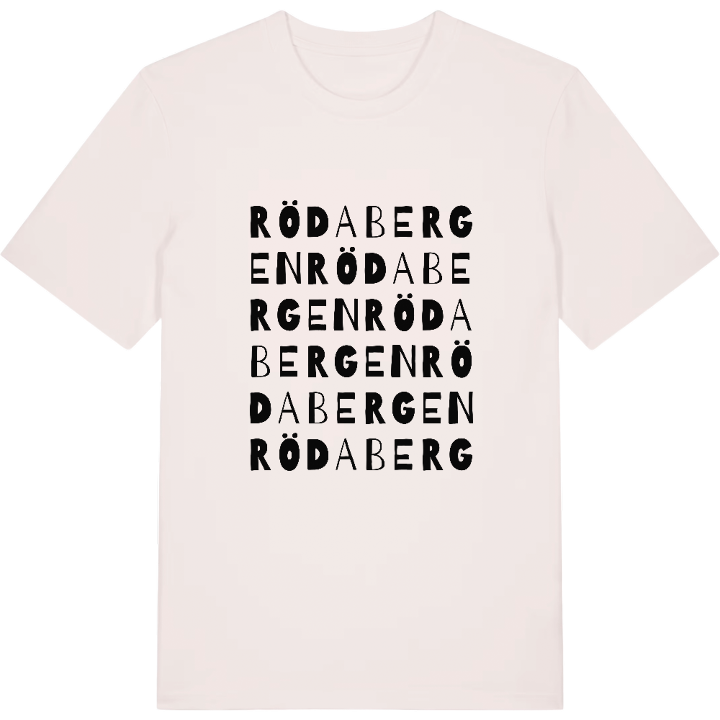 Röda bergen ordlek t-shirt – t-shirt från PinShirt