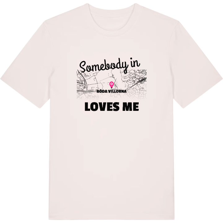 Någon i Röda villorna älskar mig t-shirt – t-shirt från PinShirt