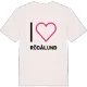 Jag älskar Rödålund t-shirt stort tryck